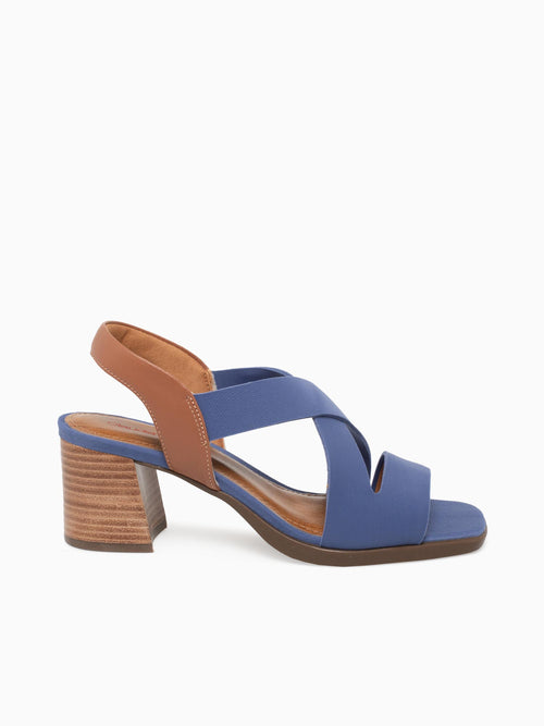 Neysa Denim Camel neoprene Cuor Blue / 5 / M