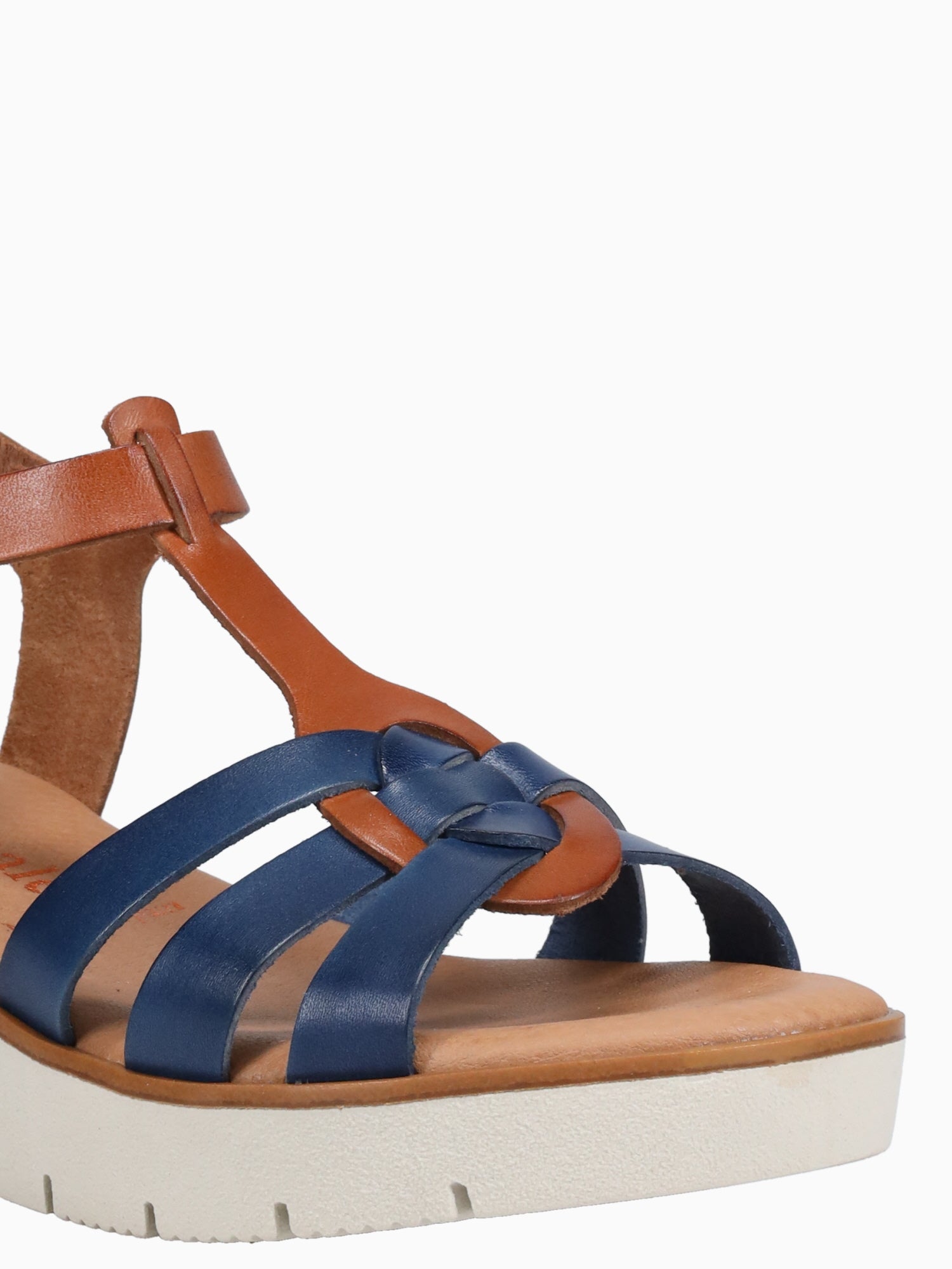 Lari Cuero Marino vaquetilla Blue / 5 / M