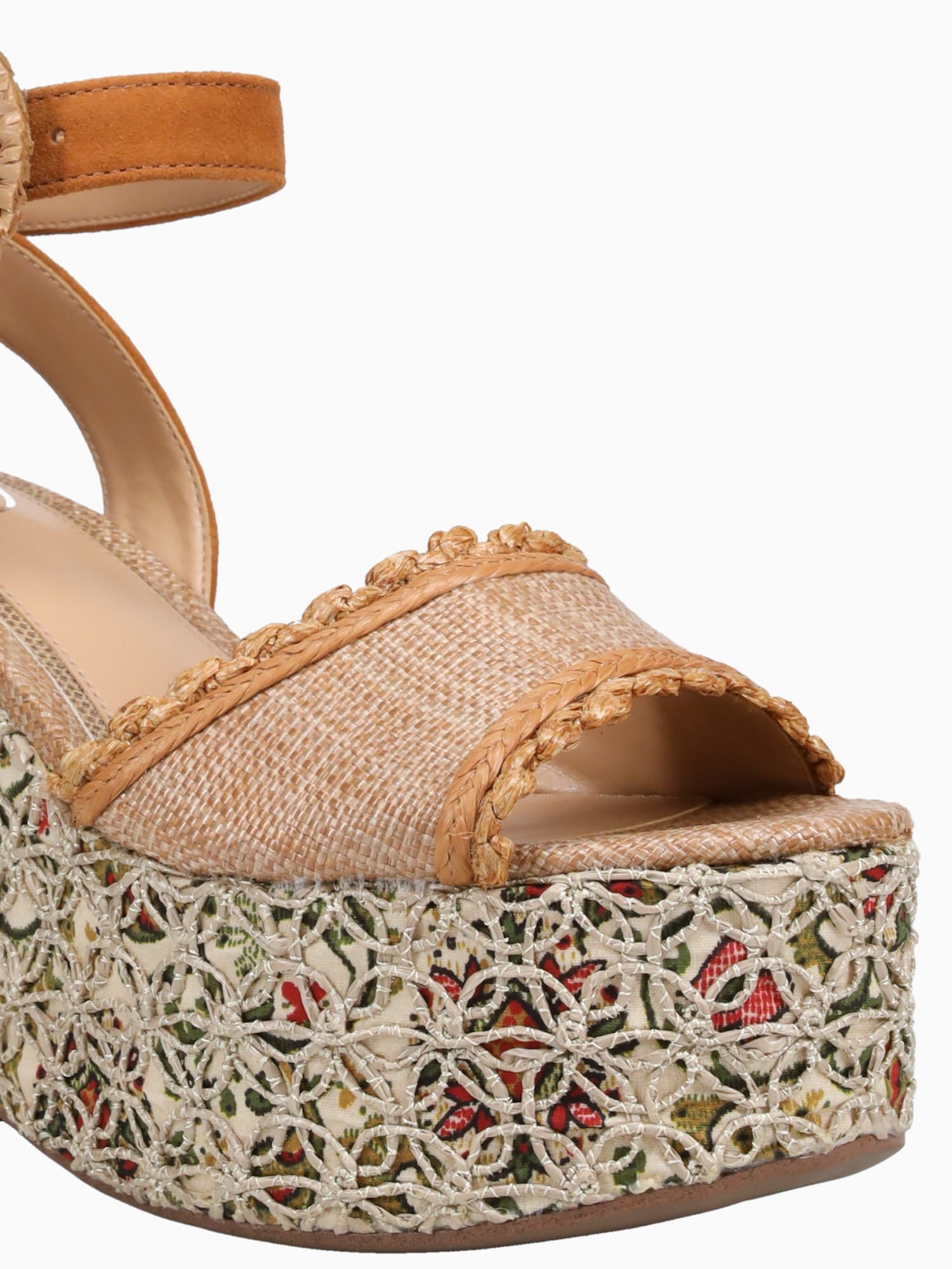 Amber Brown Tan raffia Crochet Brown / 5 / M