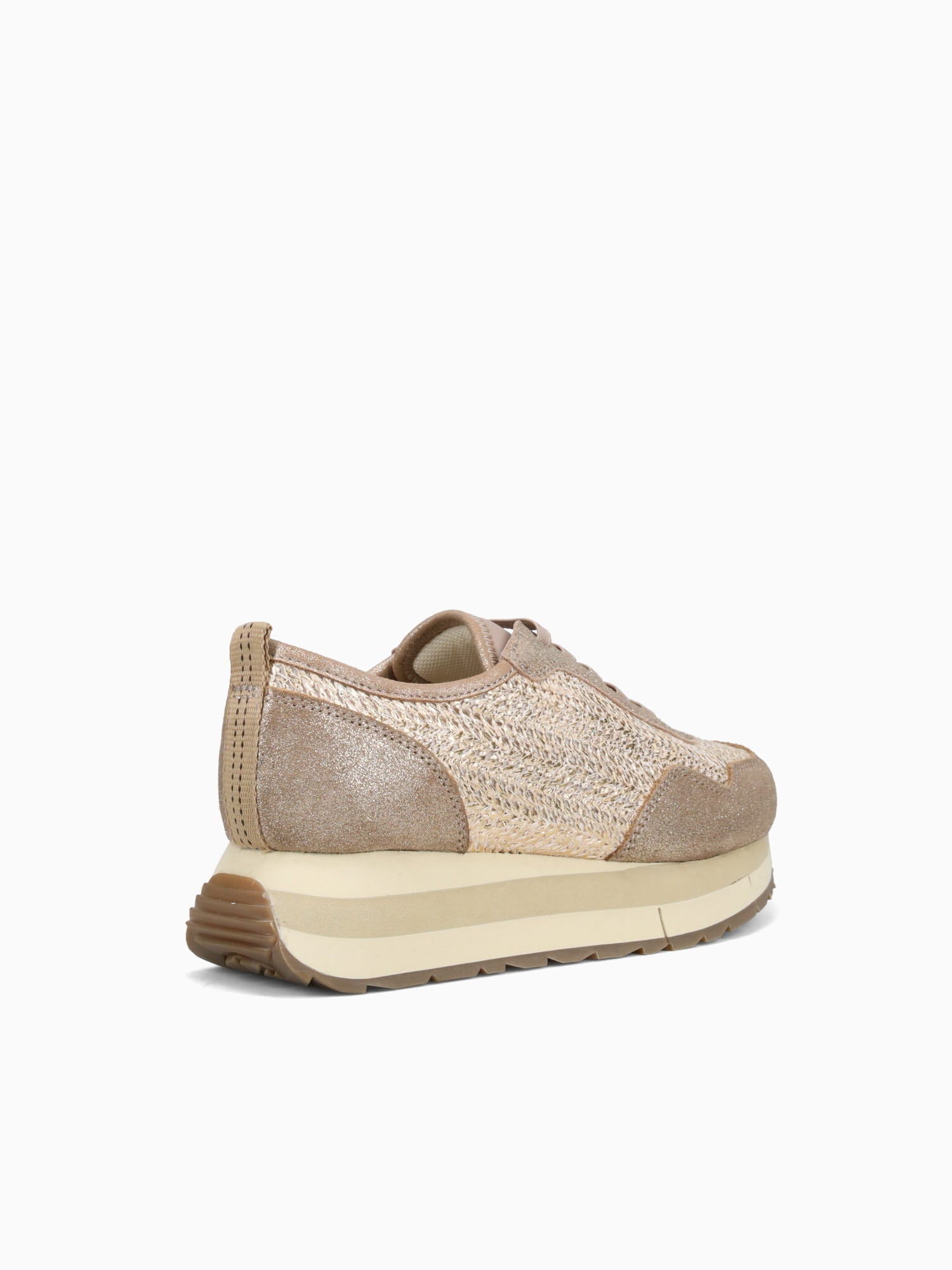 Kinetic Gold Raffia Raffia Leather Gold / 5 / M