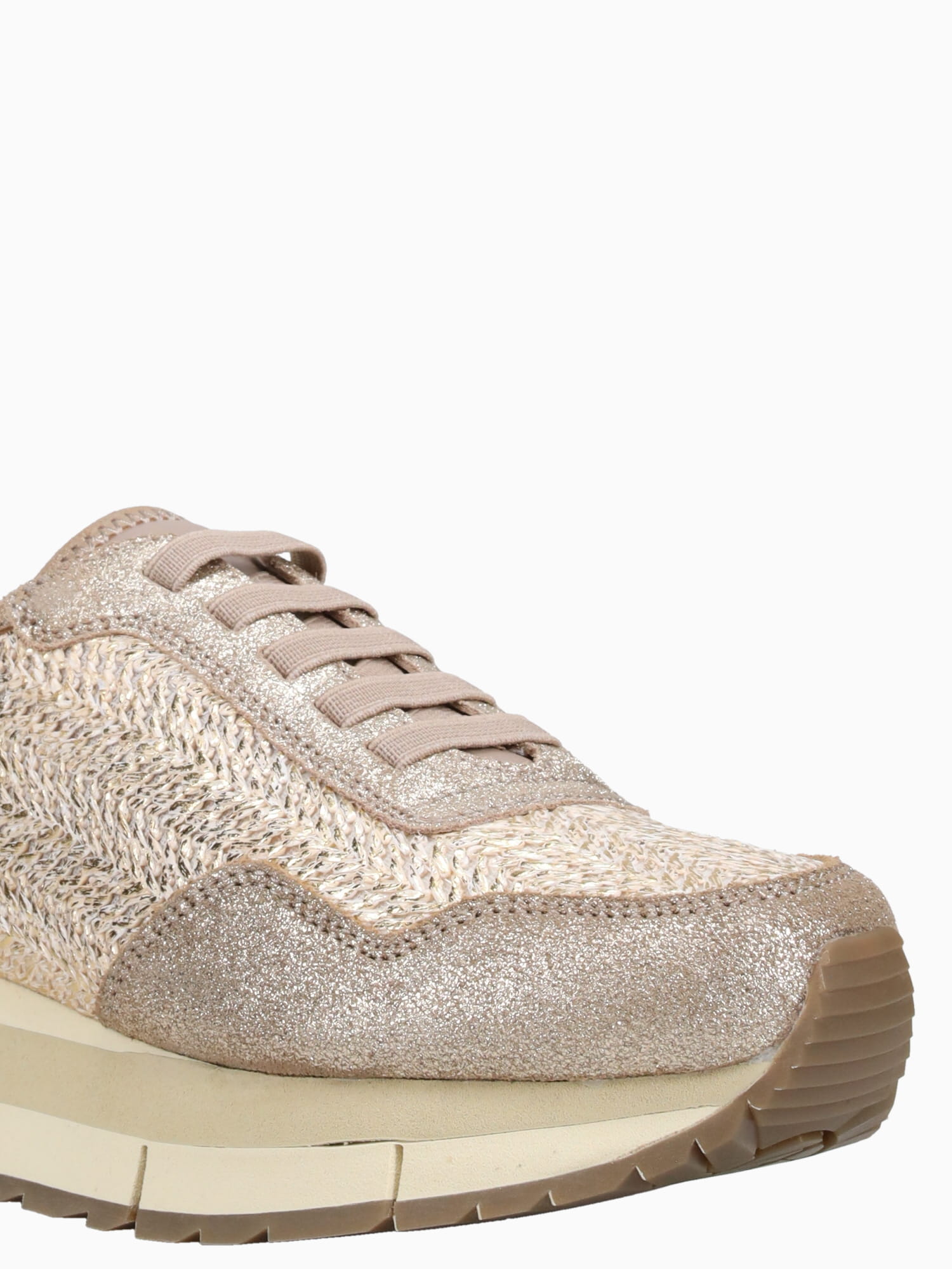Kinetic Gold Raffia Raffia Leather Gold / 5 / M