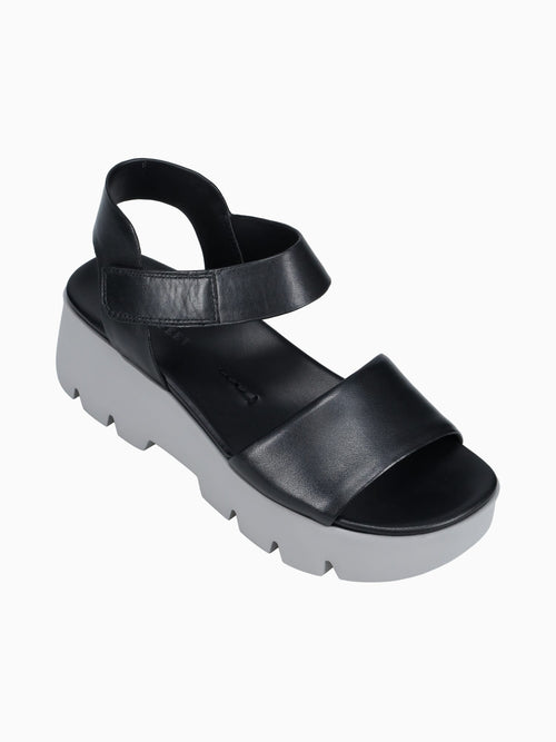 Alloy Black Grey Leather Black / 5 / M