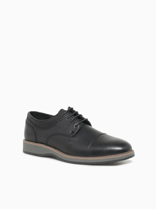 Ibrahim Black Leather Black / 7 / M