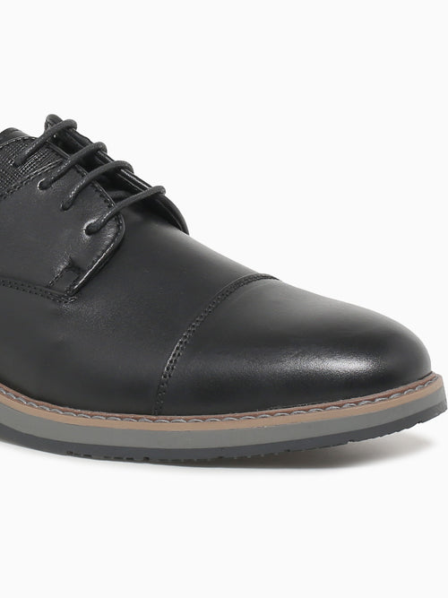 Ibrahim Black Leather Black / 7 / M