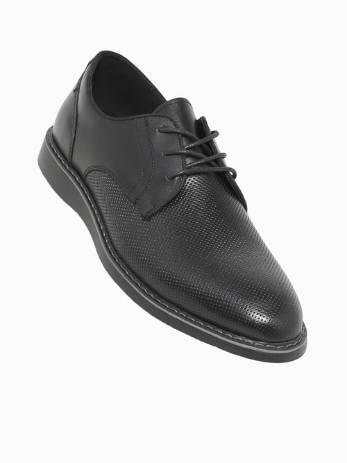 Idris Black Leather Black / 7 / M