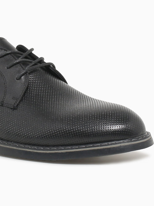 Idris Black Leather Black / 7 / M