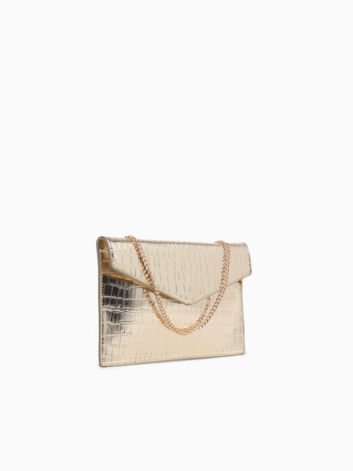 Katniss Clutch Light Gold Gold