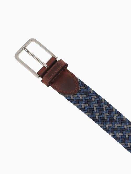 Myles Navymulti Brown woven elastic Navy / 32