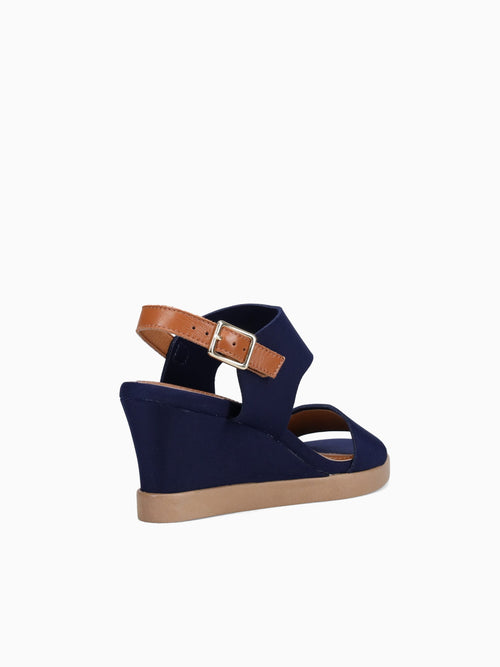 Nila Royal Camel neoprene Blue / 5 / M