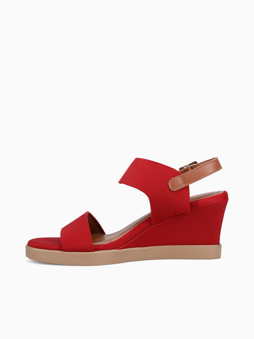 Nila Vermelho Camel neoprene Red / 5 / M