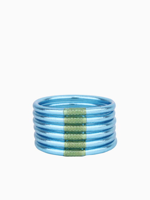 Azure All Weather Bangles Blue / S