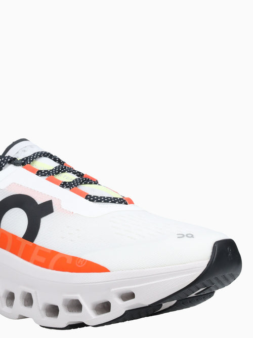 Cloudmonster Undyedwht Flame mesh White / 7 / M