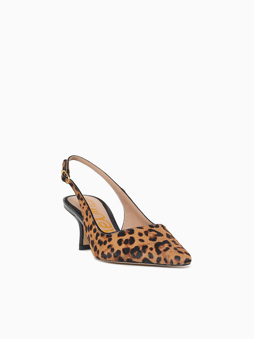 Bianka Sling Granada Tan Leopard Black Brown / 5 / M