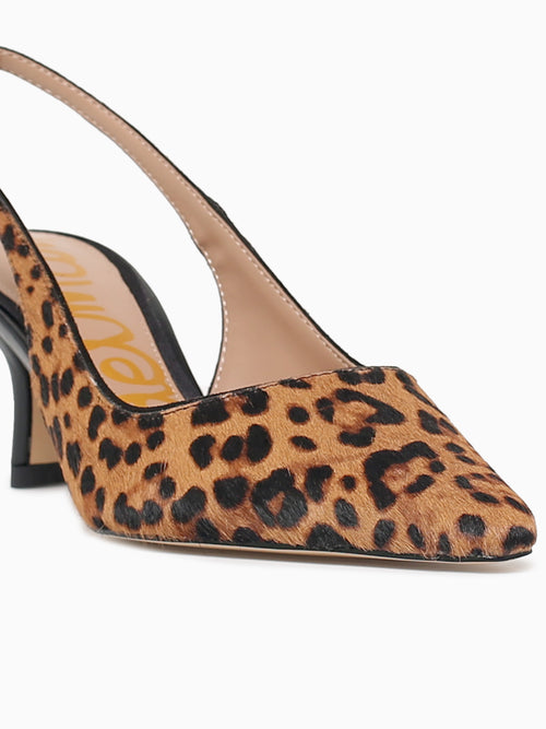 Bianka Sling Granada Tan Leopard Black Brown / 5 / M