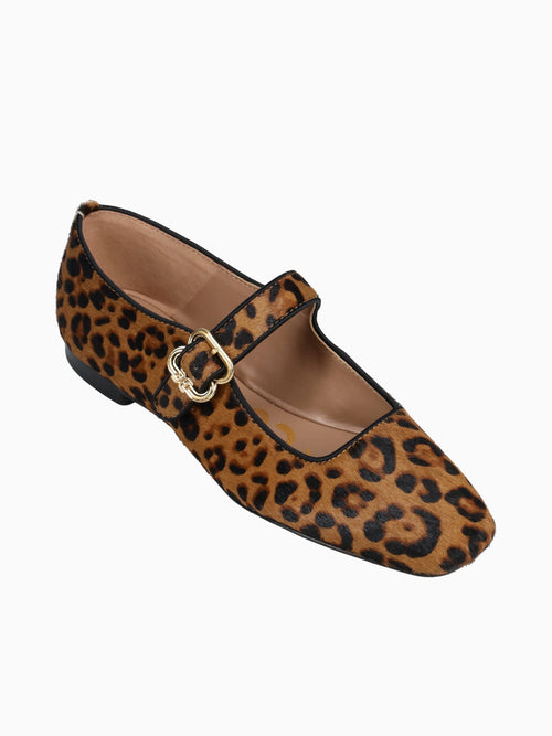Michaela Granada Tan Leaopard Black Brown / 5 / M