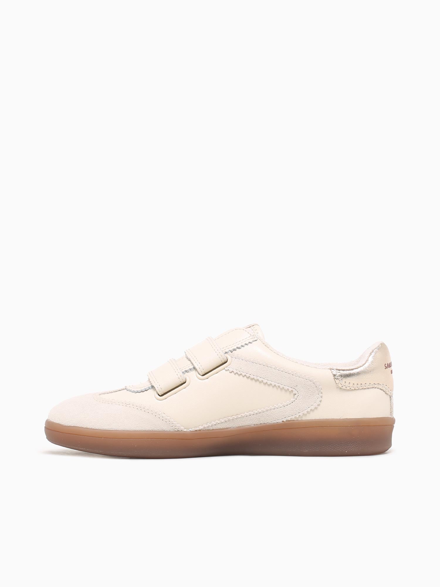 Talia Ivory Wht Gold leather Suede Off White / 5 / M