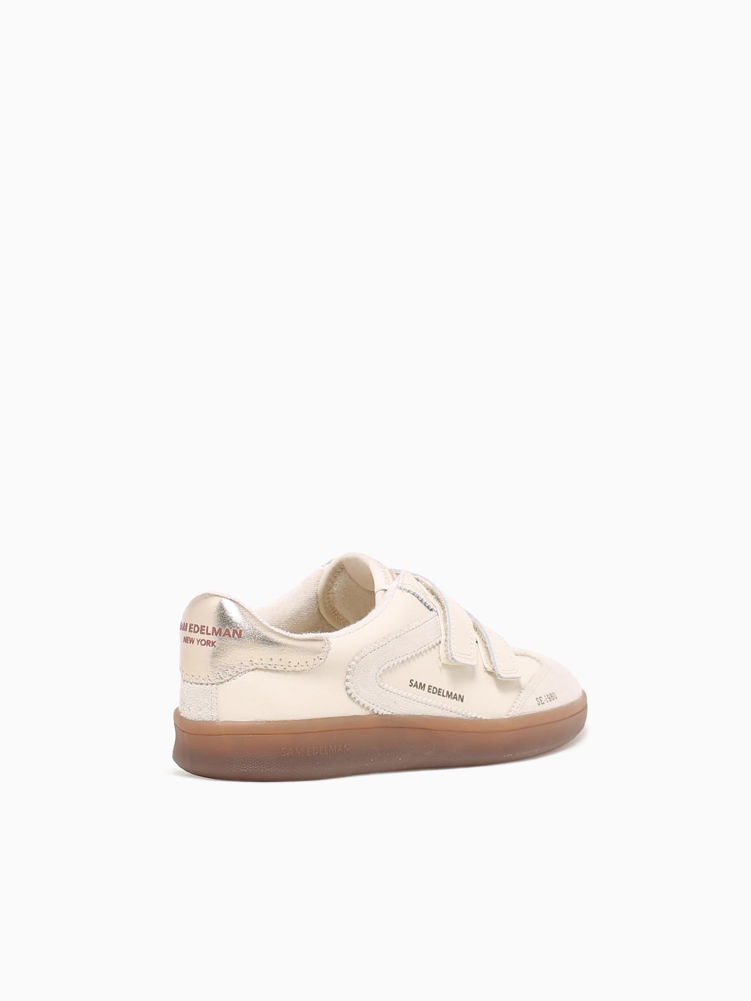 Talia Ivory Wht Gold leather Suede Off White / 5 / M