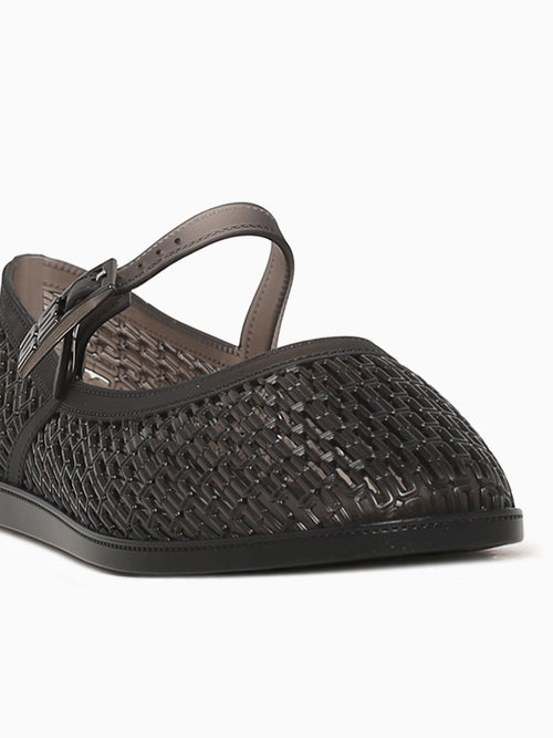 Harper Clear Black Jelly Black / 5 / M