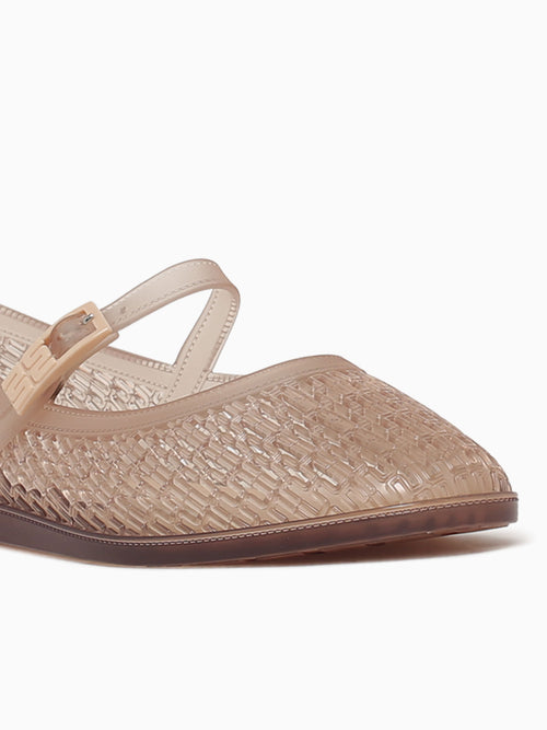 Harper Clear Beige Jelly Beige / 5 / M