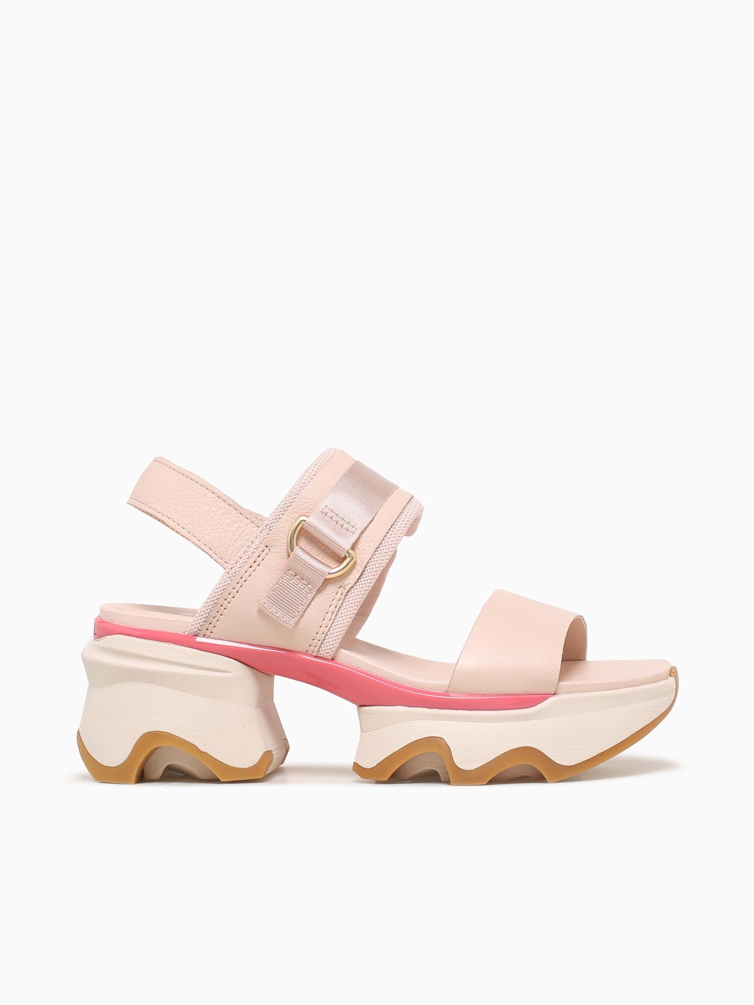 Kinetic Impact Slingback Coral Leather Off White / 5 / M