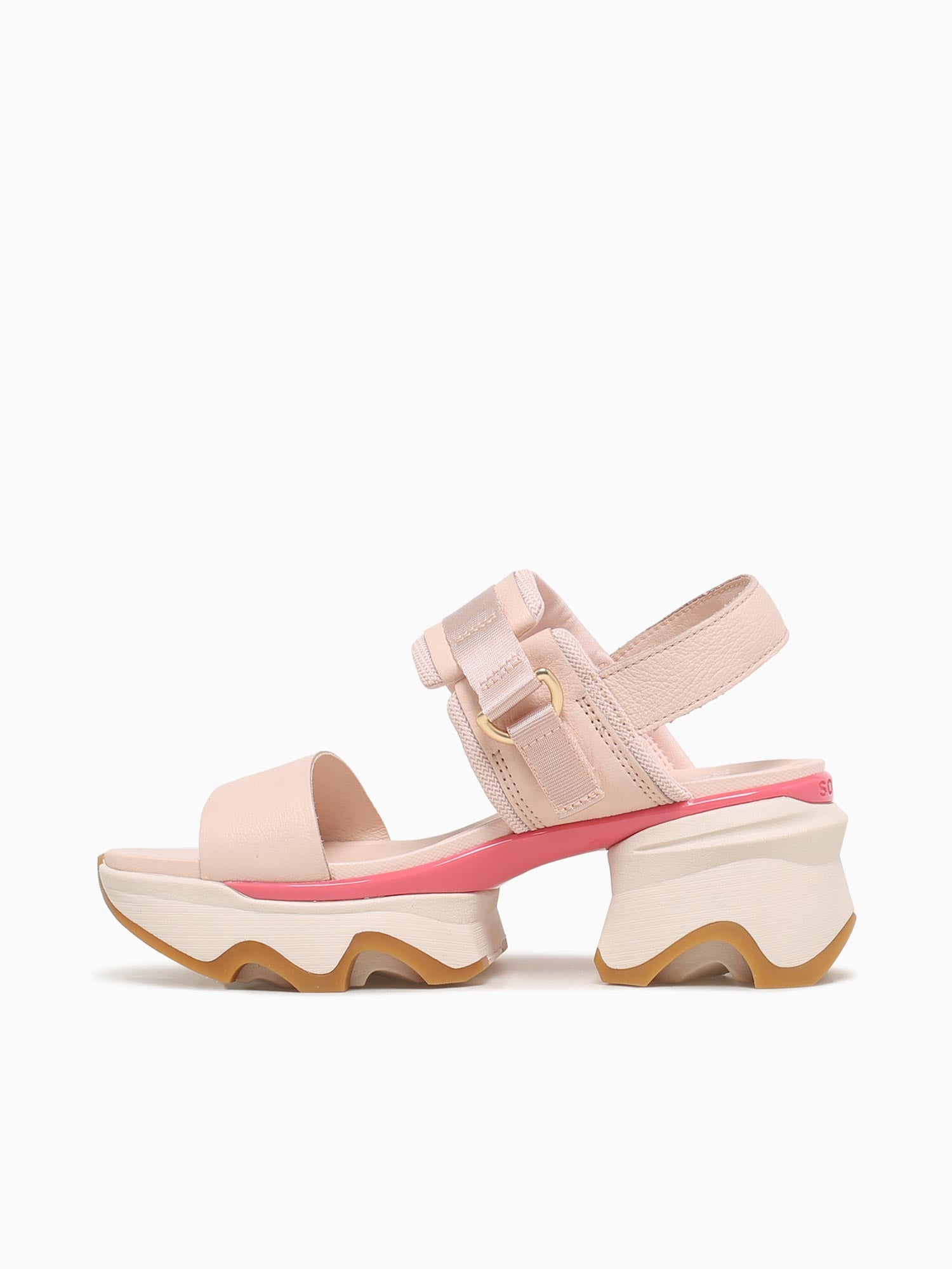 Kinetic Impact Slingback Coral Leather Off White / 5 / M