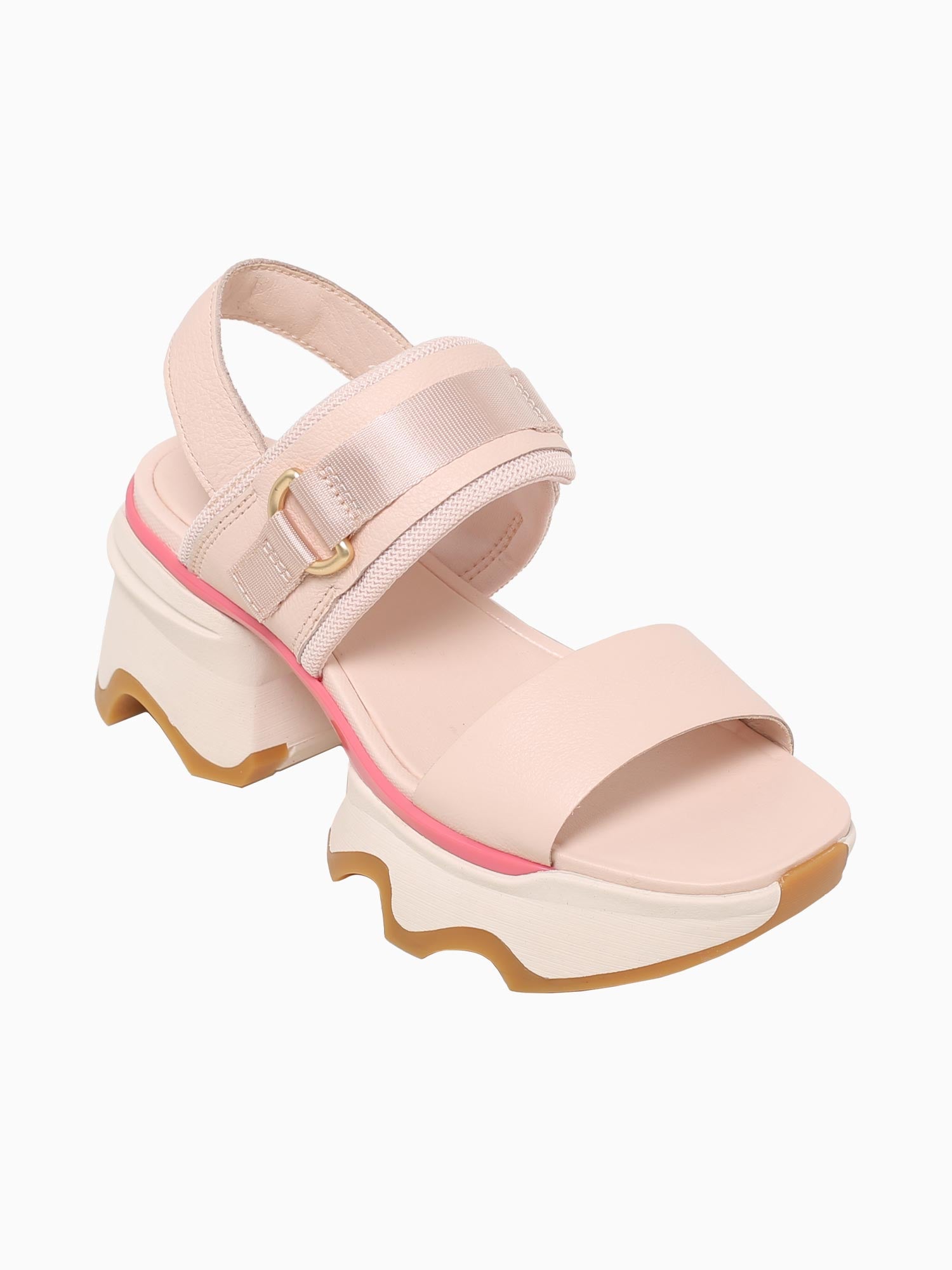 Kinetic Impact Slingback Coral Leather Off White / 5 / M