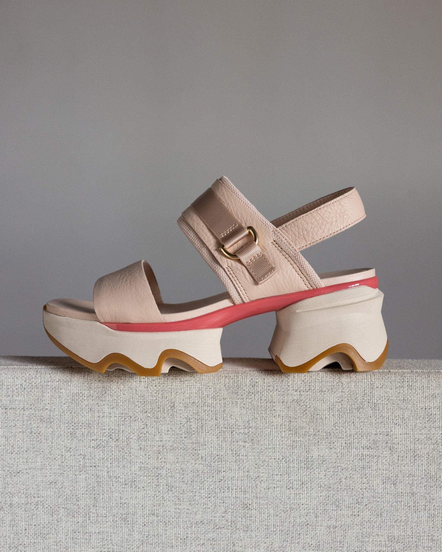 Kinetic Impact Slingback Coral Leather