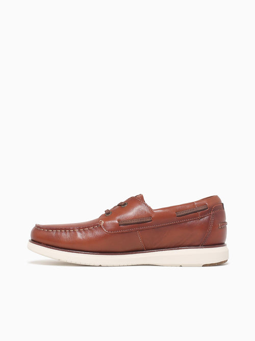 Tropics Moc Toe Boat Cognac Chestnut lea Cognac / 7 / M