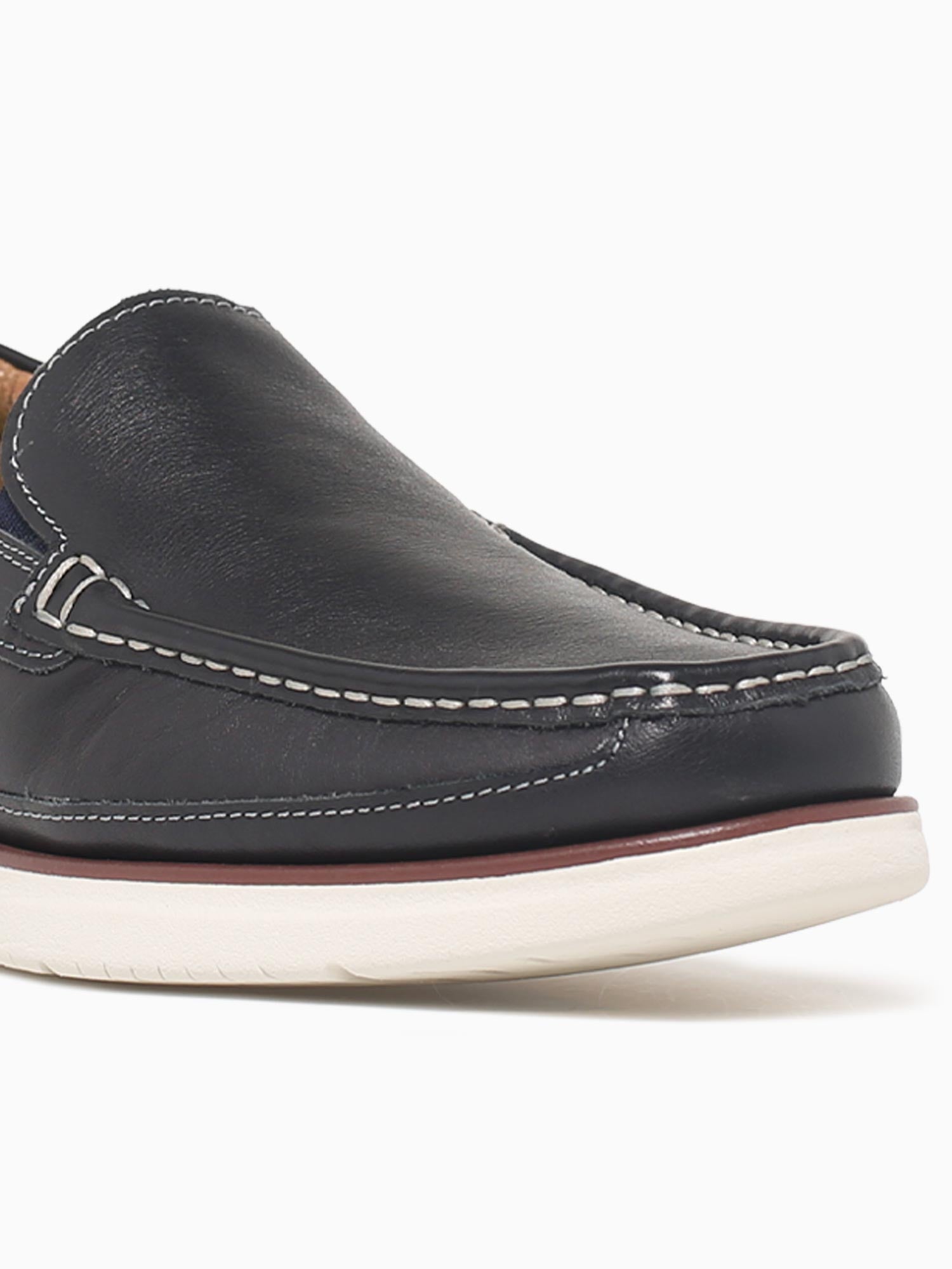 Tropic Moc Toe Venetian Navy Chest lea Navy / 7 / M
