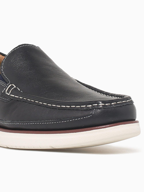 Tropic Moc Toe Venetian Navy Chest lea Navy / 7 / M