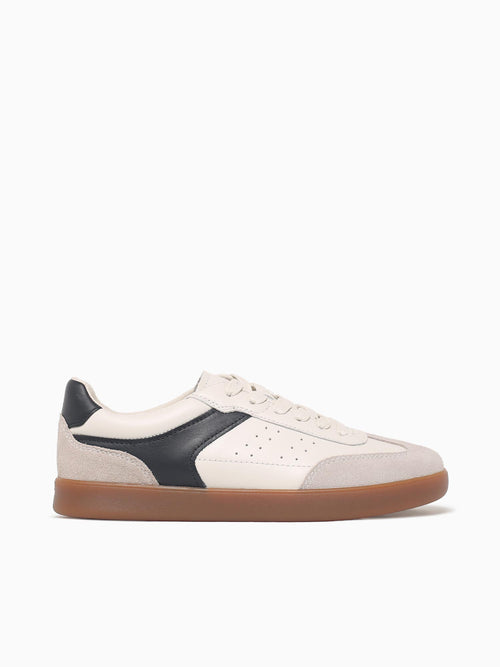 Pace Ttoe Sneaker Bone Multi Leather White / 7 / M