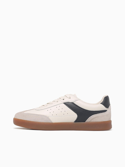 Pace Ttoe Sneaker Bone Multi Leather White / 7 / M