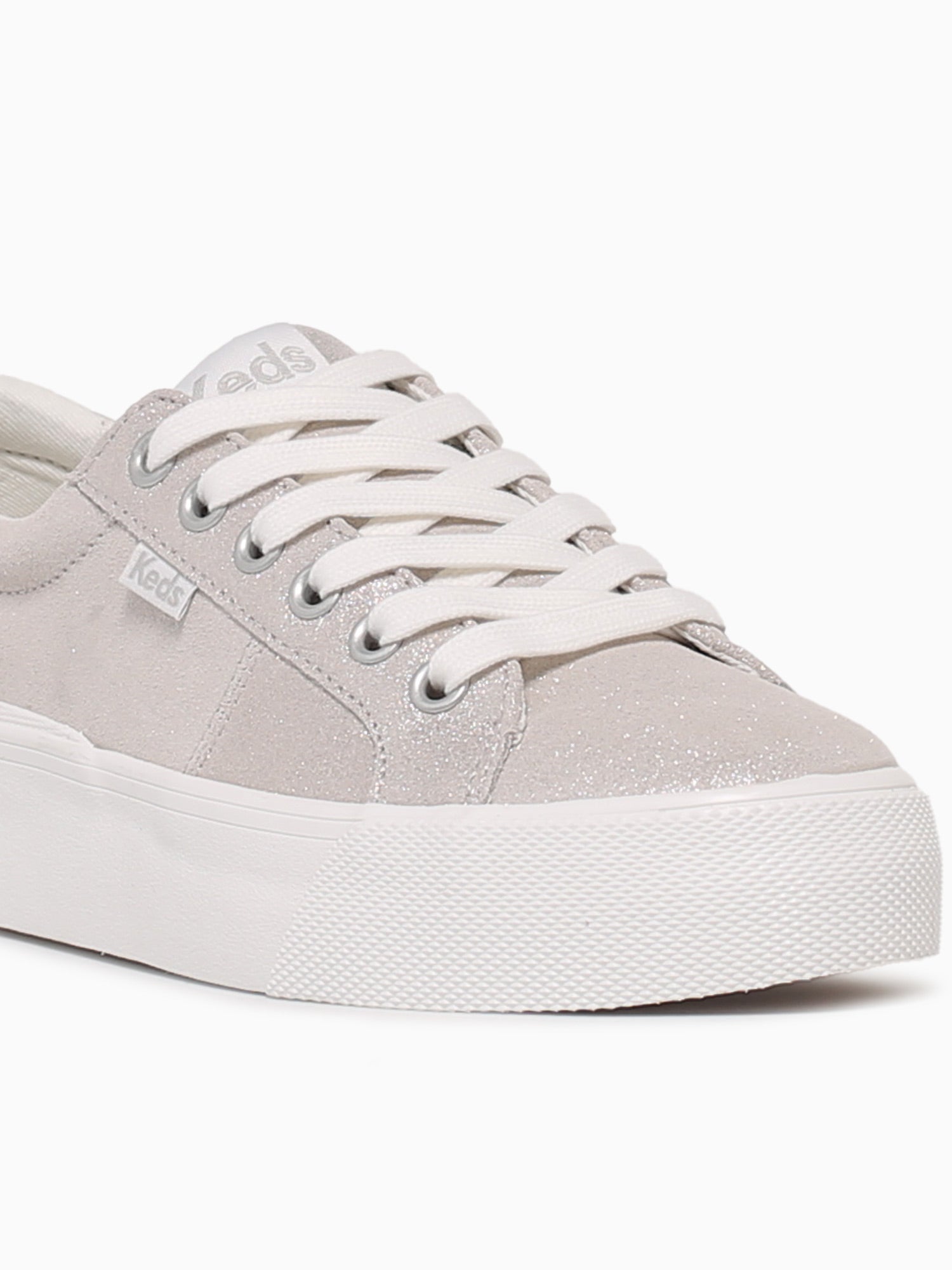 Jump Kick Duo Glitter Peony Glitter Sued White / 5 / M