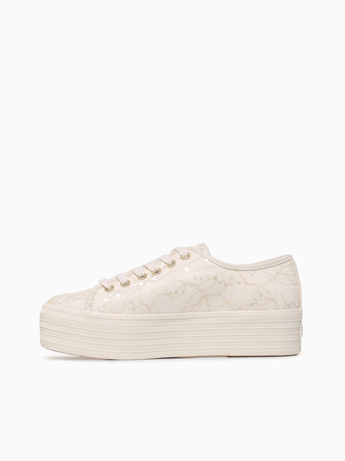 Triple Up Lace Cream Lace Cel Off White / 5 / M