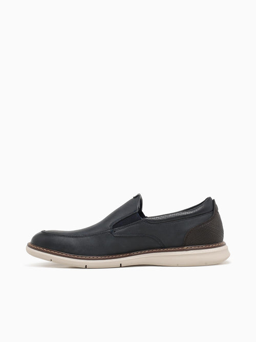 Chase Casual Moc Toe Navy Multi Navy / 7 / M
