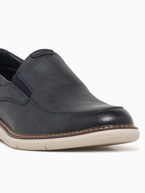 Chase Casual Moc Toe Navy Multi Navy / 7 / M