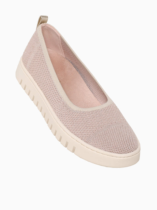 Uptown Skimmer Knit Cameo Rose Gold knit Beige / 5 / M