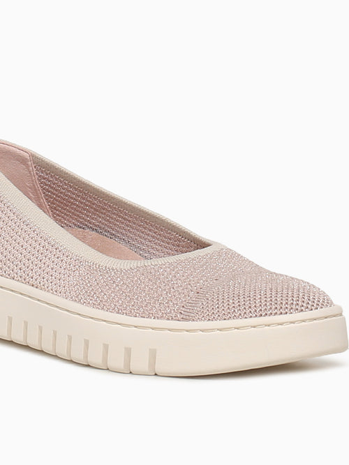 Uptown Skimmer Knit Cameo Rose Gold knit Beige / 5 / M