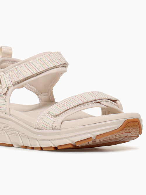 Walk Max Wanderer Cream Leather Mesh Off White / 5 / M