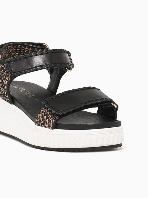 Caritina 162243 Negro Piel Black / 5 / M