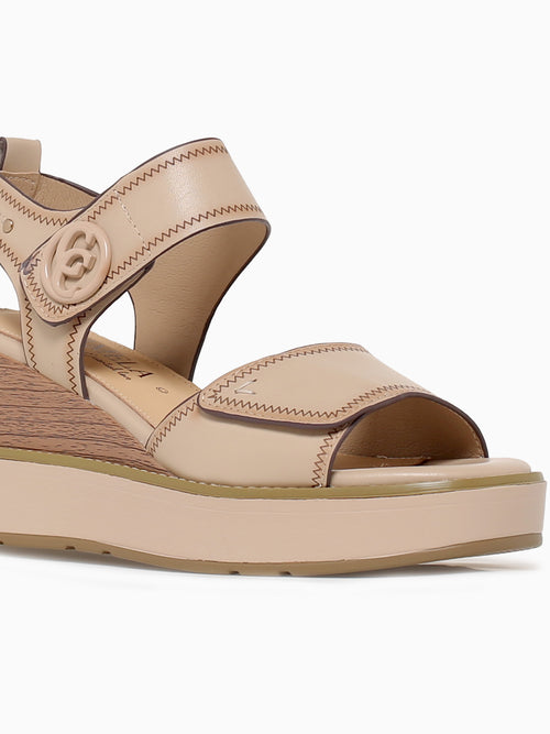 Caridad 162239 Beige Piel Beige / 5 / M