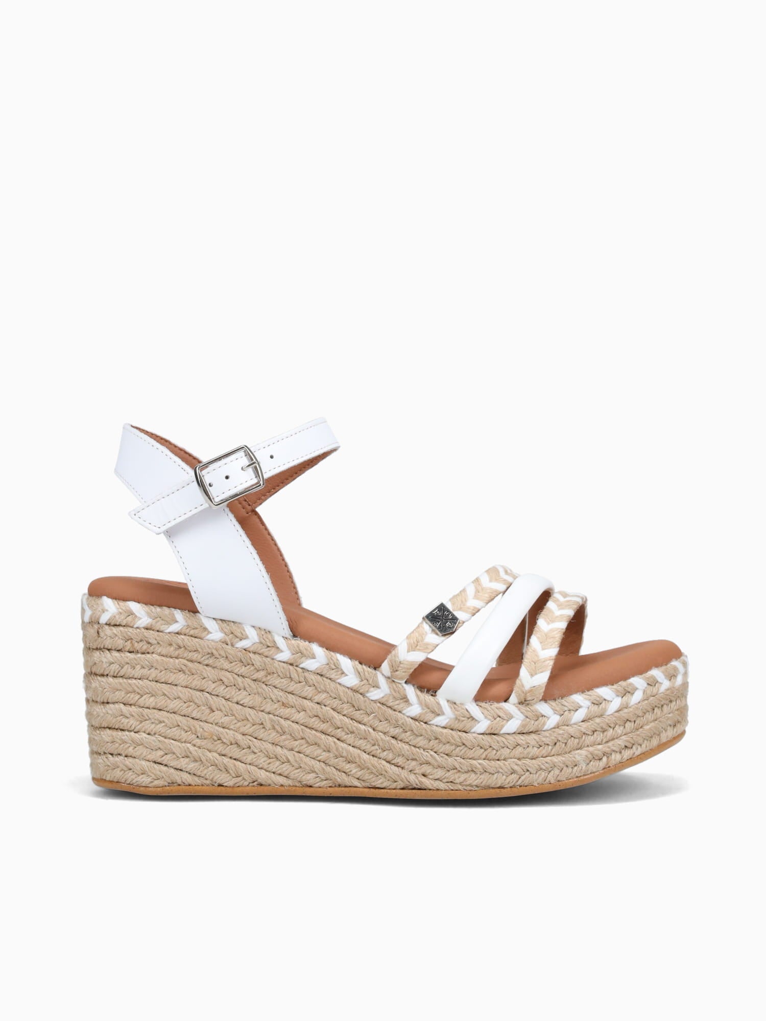 Albany Cuerda Blanco Rafia Leather White / 35 / M
