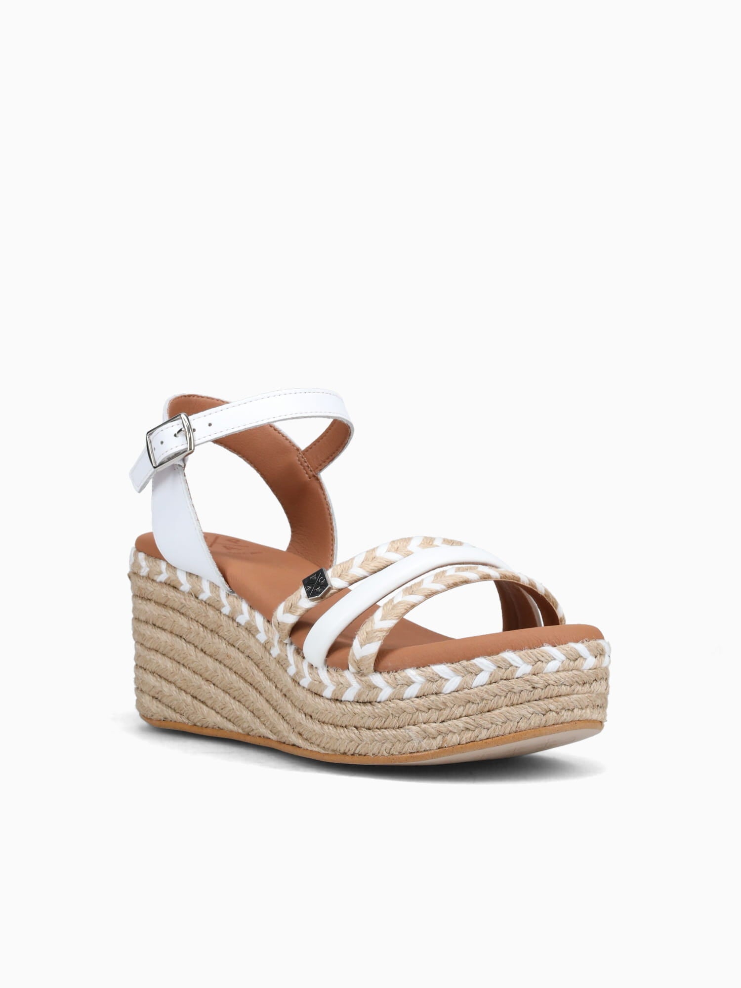 Albany Cuerda Blanco Rafia Leather White / 35 / M