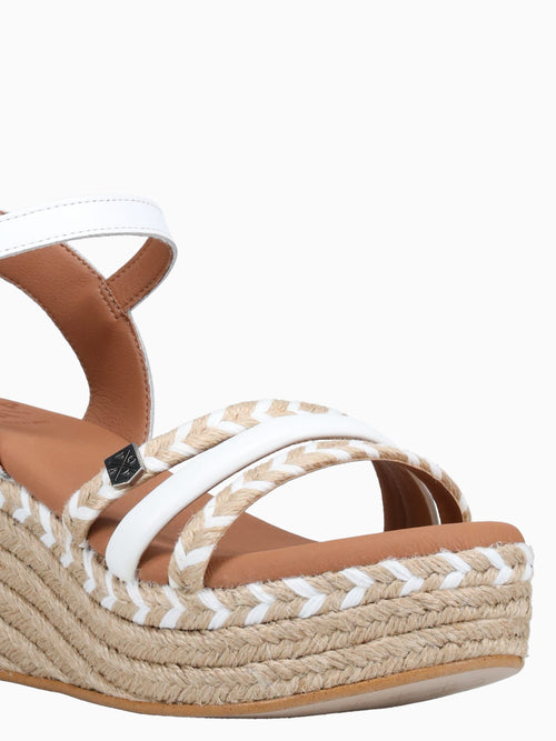 Albany Cuerda Blanco Rafia Leather White / 35 / M