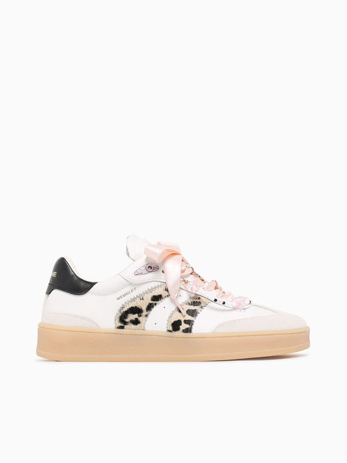 Wembley 20250pp7 10 wht Leopard lea Sde White / 36 / M