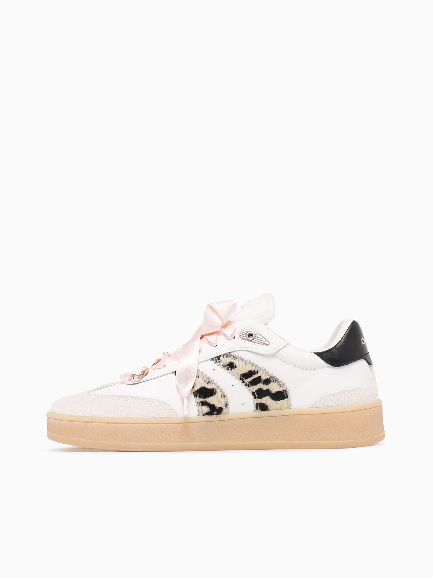 Wembley 20250pp7 10 wht Leopard lea Sde White / 36 / M