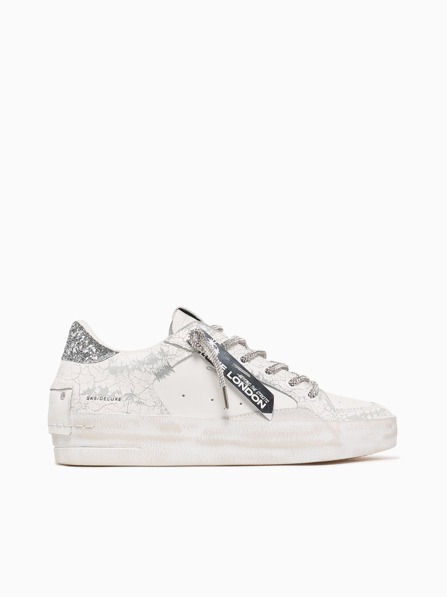 Sk8 Deluxe 20132pp7 10 white Silver lea White / 36 / M