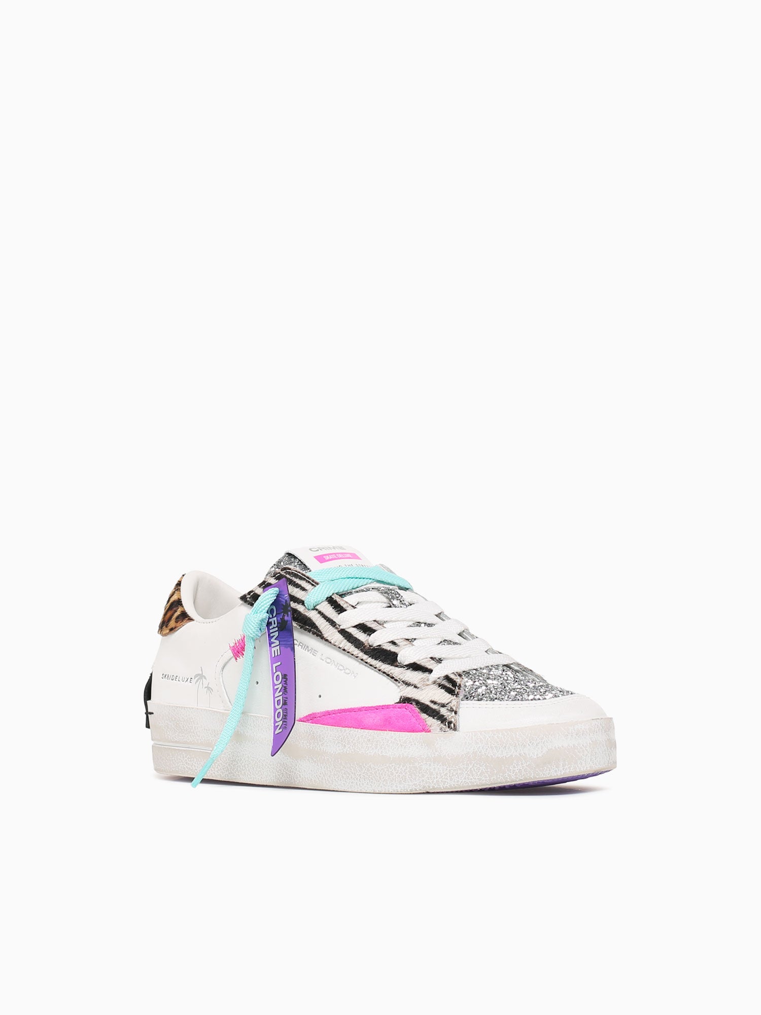 Sk8 Deluxe 20105pp7 10 wht Zebra lea White / 36 / M