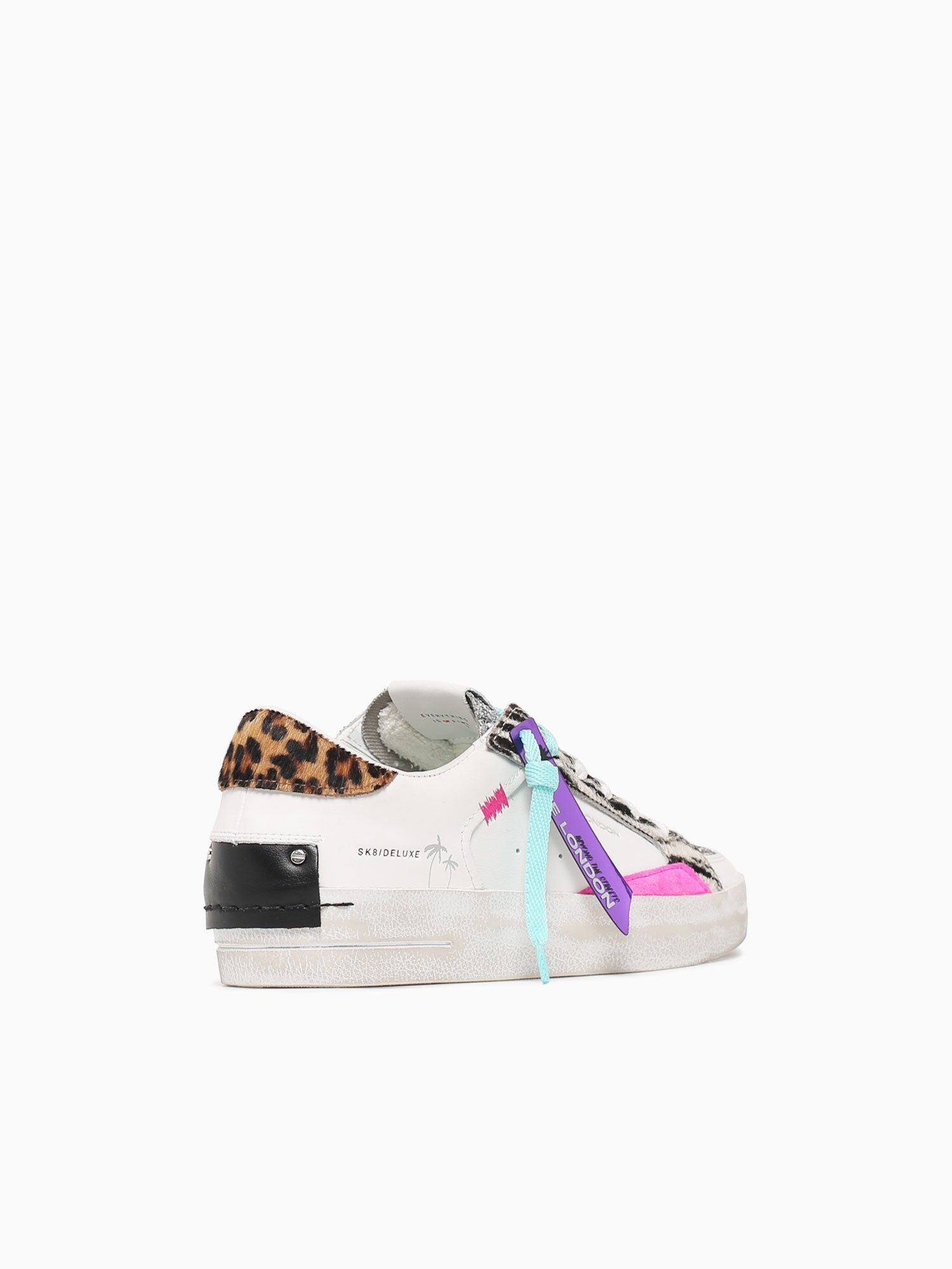 Sk8 Deluxe 20105pp7 10 wht Zebra lea White / 36 / M