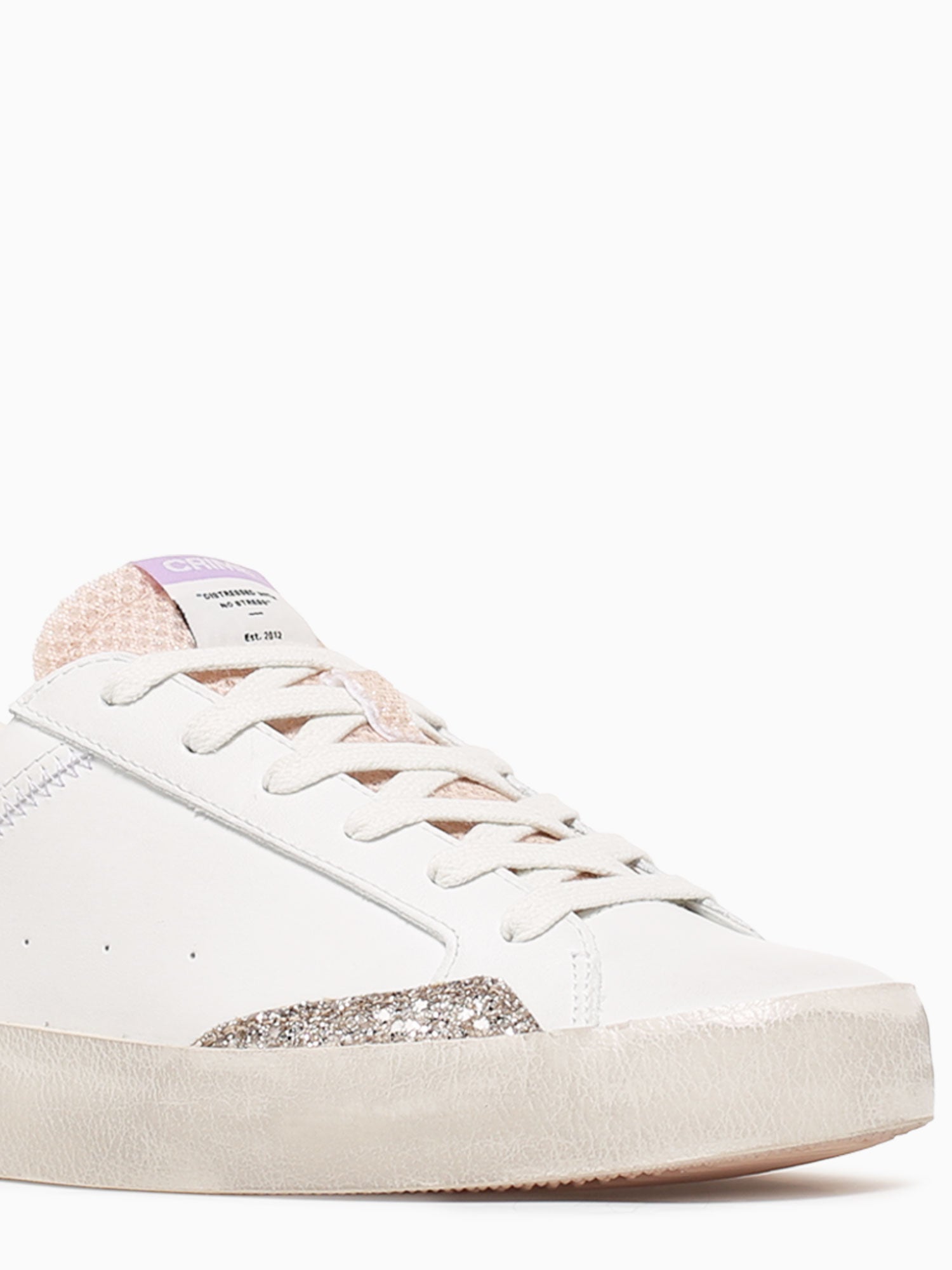 Distressed 20001pp7 10 wht Beige lea White / 36 / M